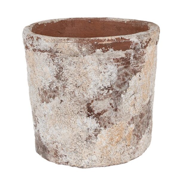 Bloempot Ø 18x15 cm Beige Terracotta