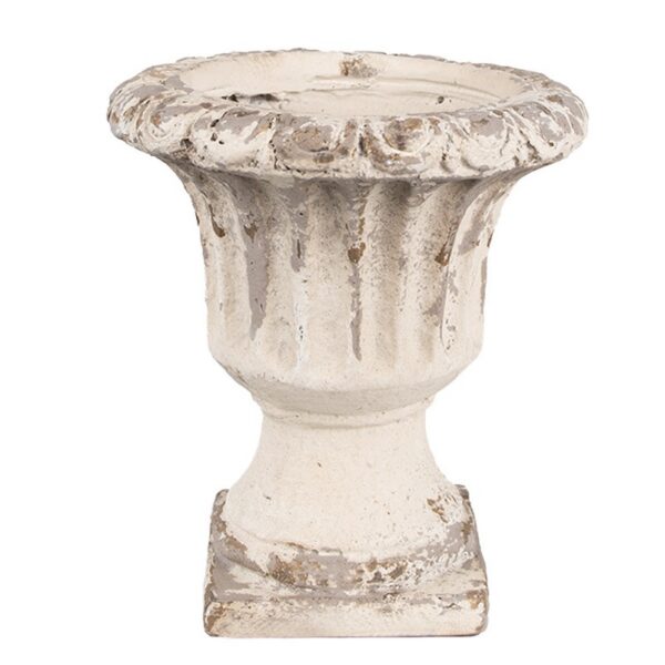 Bloempot Ø 18x20 cm Beige Magnesium (MGO) Plantenhouder