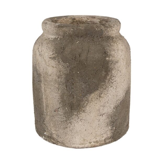 Bloempot Ø 18x20 cm Grijs Beige Terracotta