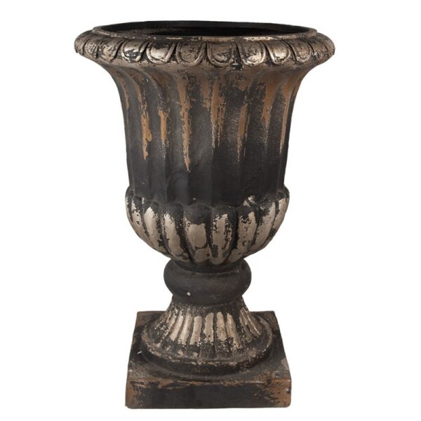 Bloempot Ø 49x72 cm Bruin Zwart Magnesium (MGO) Plantenhouder