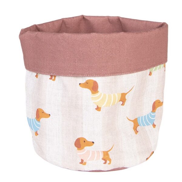Broodmand Ø 15x16 cm Beige Katoen