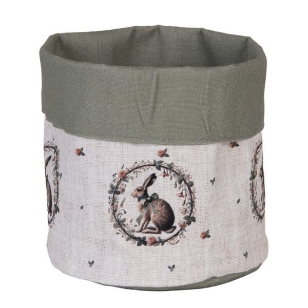 Broodmand Ø 15x16 cm Beige Katoen