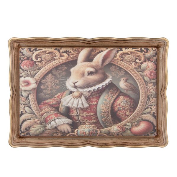 Dienblad 31x22x2 cm Beige Kunststof