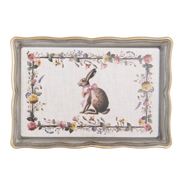 Dienblad 31x22x2 cm Beige Kunststof