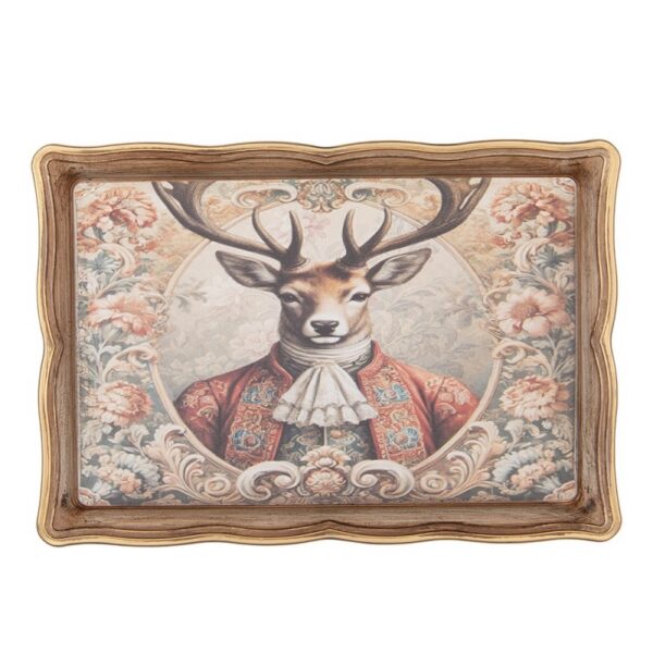 Dienblad 31x22x2 cm Beige Kunststof