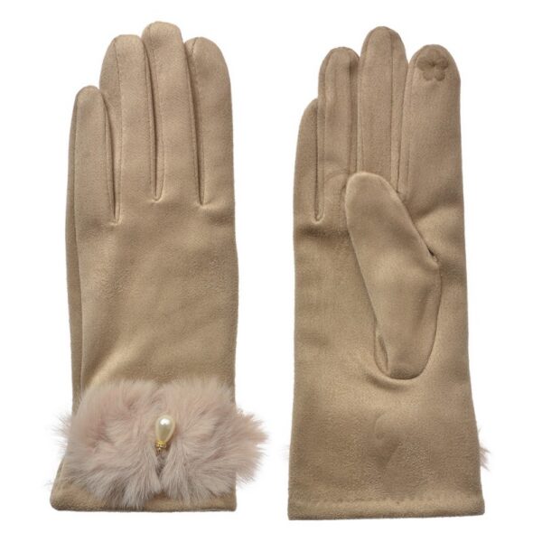 Handschoenen Winter 9x23 cm Beige Polyester