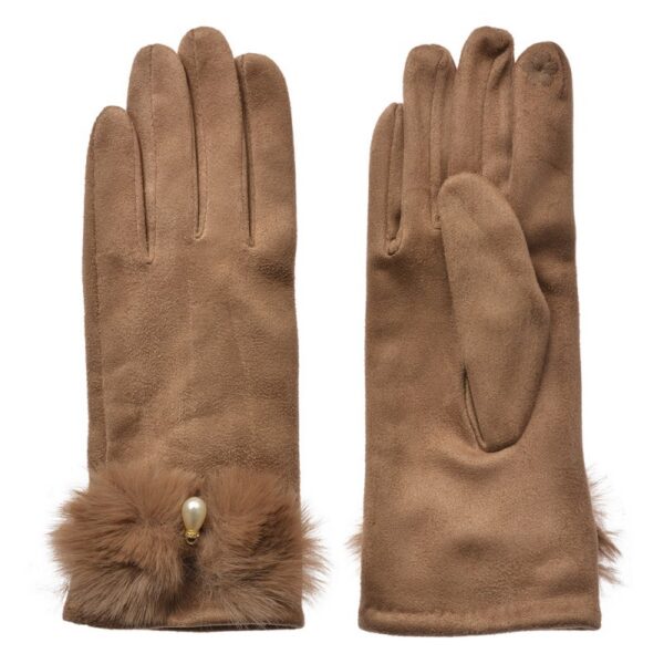 Handschoenen Winter 9x23 cm Bruin Polyester