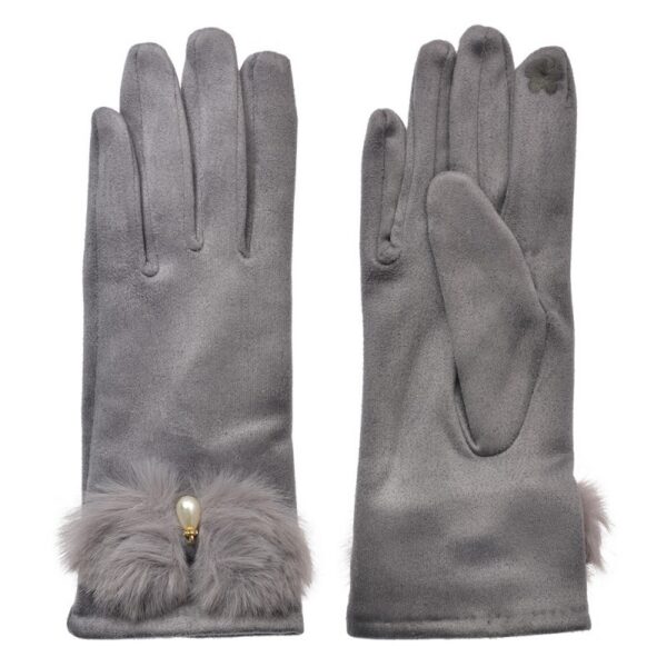 Handschoenen Winter 9x23 cm Grijs Polyester