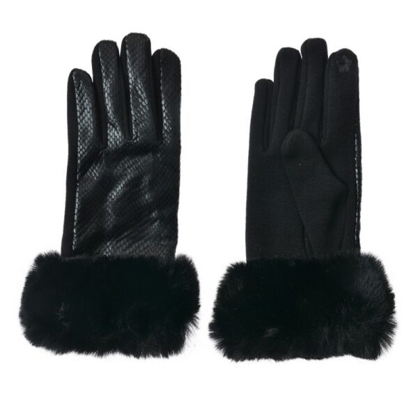 Handschoenen Winter 9x23 cm Zwart Polyester