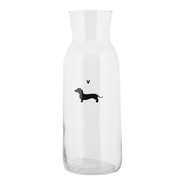 Karaf 1000 ml Transparant Glas Teckel
