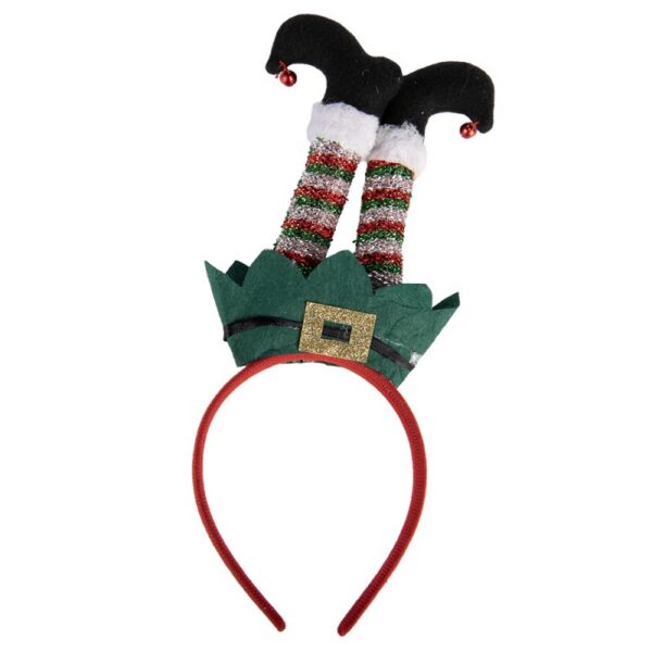 Kerst Haarband 15x3x31 cm Groen Kunststof