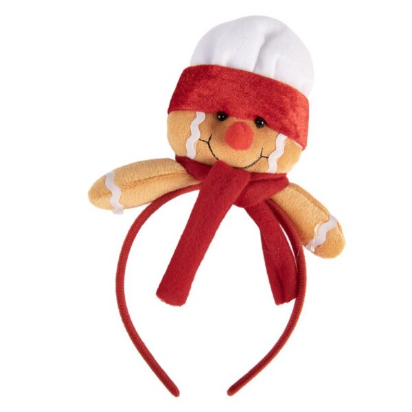 Kerst Haarband 18x4x25 cm Beige Kunststof