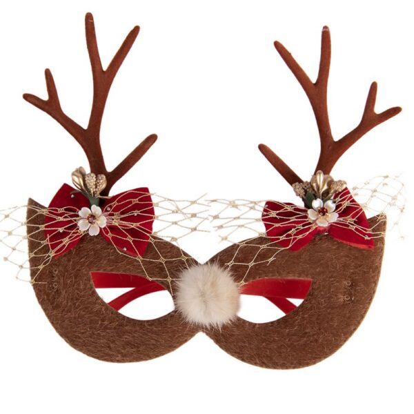 Kerstbril 19x4x18 cm Bruin Kunststof