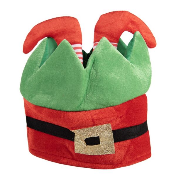 Kerstdecoratie Kerstmuts 30x26 cm Rood Synthetisch