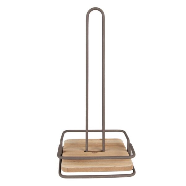 Keukenrolhouder 15x15x32 cm Bruin IJzer Rollenhouder