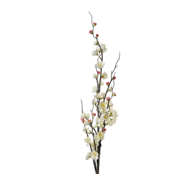 Kunstbloem 115 cm Wit Kunststof Kunstplant