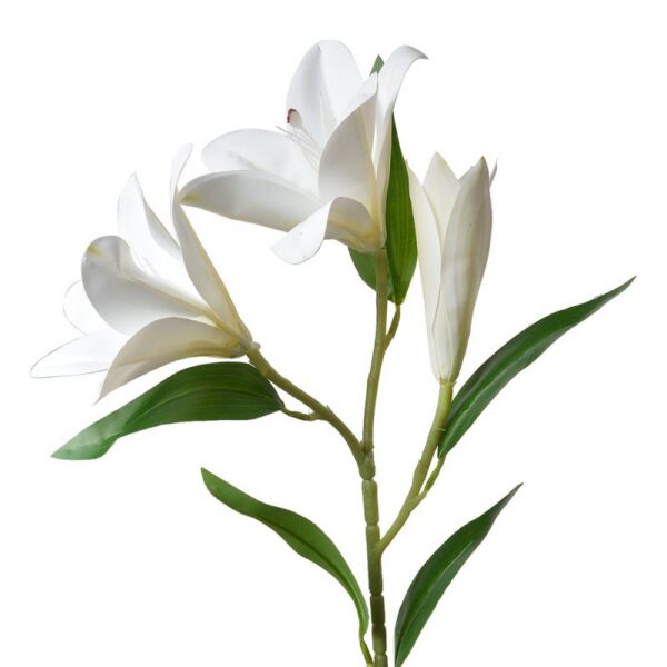 Kunstbloem 71 cm Wit Kunststof