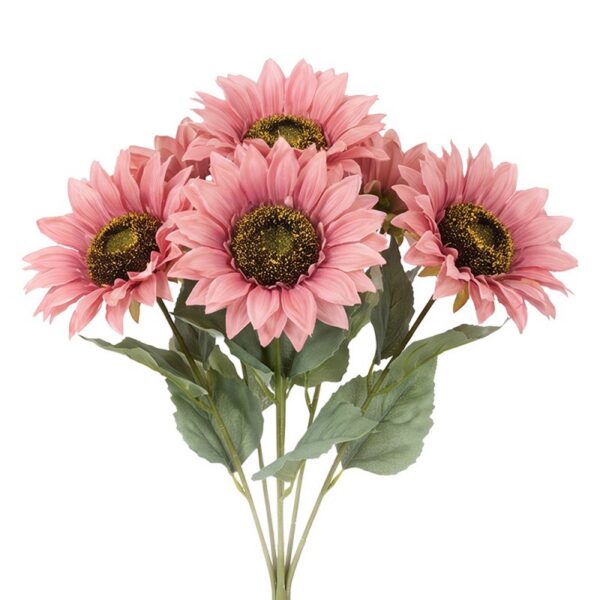 Kunstbloem Roze Kunststof