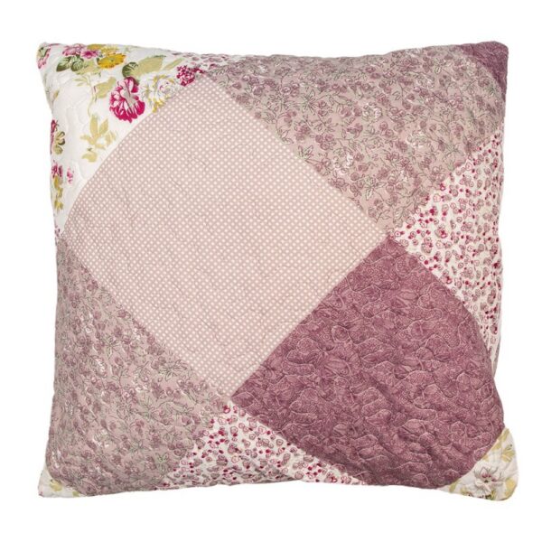 Kussenhoes 50x50 cm Paars Polyester Bloemen Sierkussenhoes