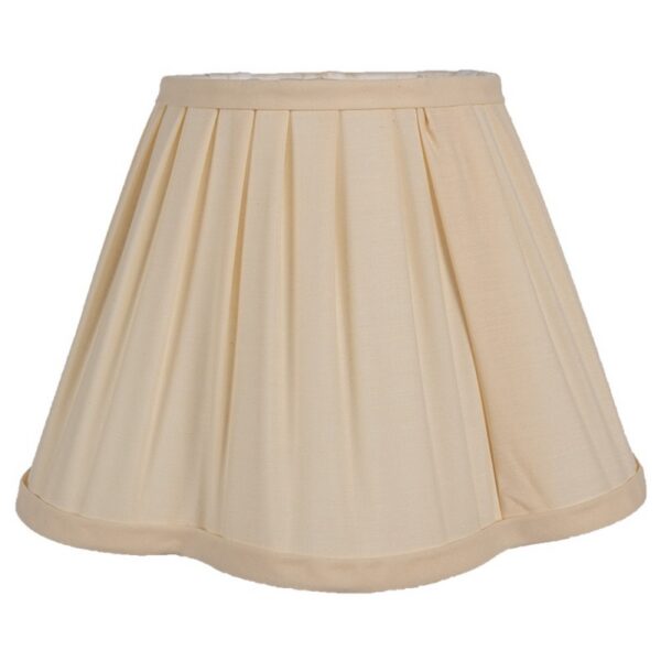 Lampenkap Ø 28x19 cm Beige Katoen Stoffen Lampenkap