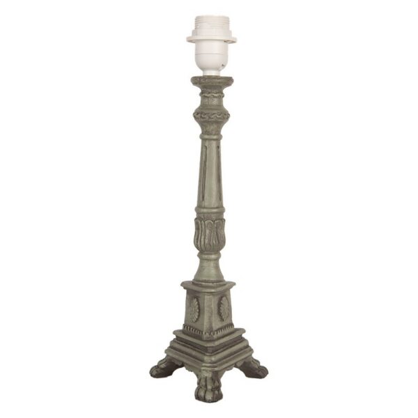 Lampenvoet 14x14x42 cm Groen Hout
