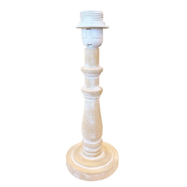 Lampenvoet Ø 12x31 cm Bruin Hout Lampvoet