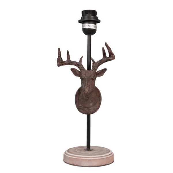 Lampenvoet Ø 20x46 cm Bruin IJzer Hert Lampvoet