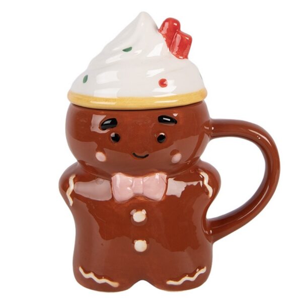 Mok Gingerbread man 250 ml Bruin Keramiek