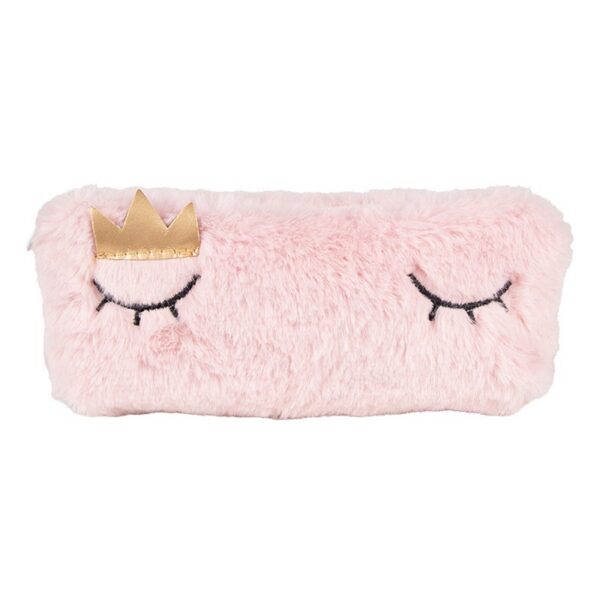 Portemonnee 21x10 cm Roze Synthetisch Ogen Make-Up Tasje
