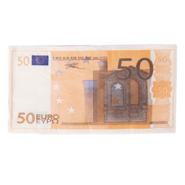 Servetten 33x33 cm Wit Papier