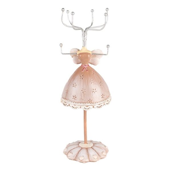 Sieraden Standaard Ø 7x19 cm Beige Kunststof