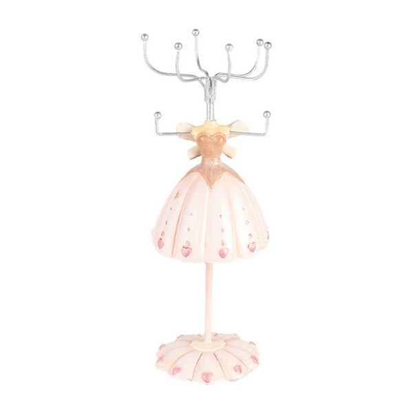 Sieraden Standaard Ø 7x19 cm Roze Kunststof