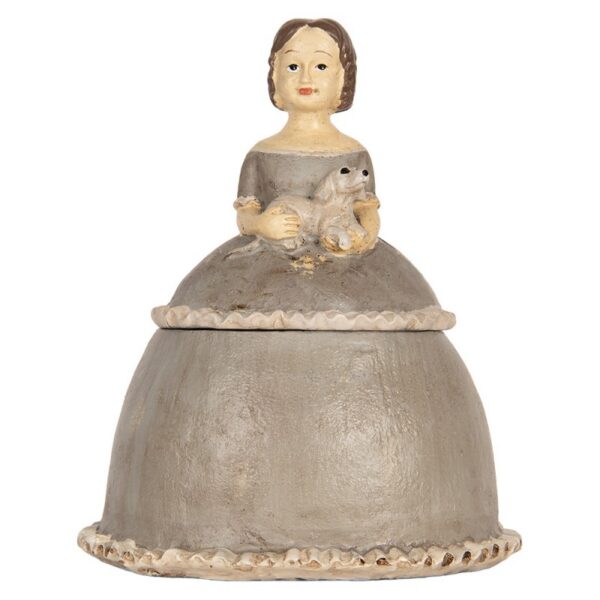 Sieradendoos Vrouw 19x16x22 cm Beige Kunststof