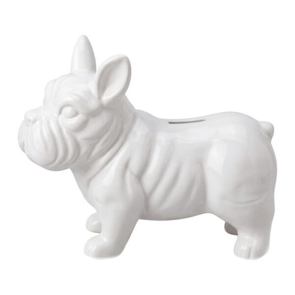 Spaarpot Hond Wit Keramiek Spaarpot