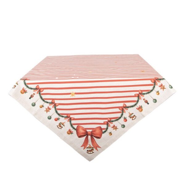 Tafelkleed 100x100 cm Beige Katoen