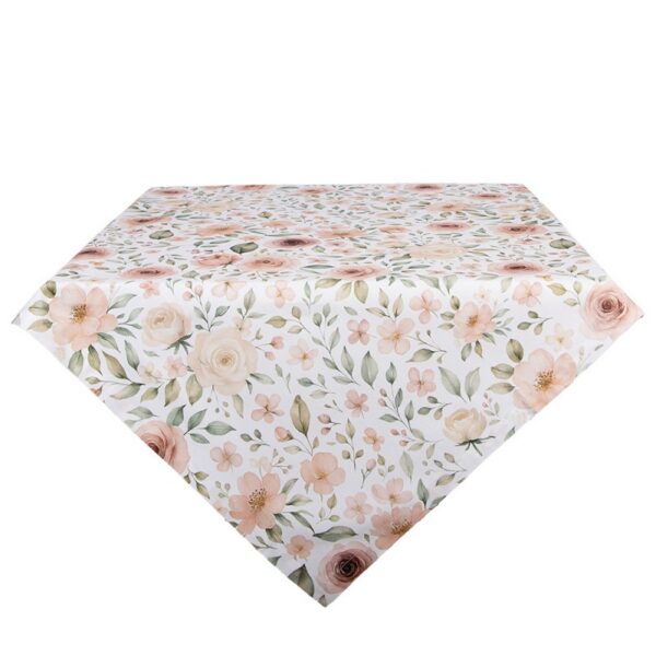 Tafelkleed 100x100 cm Beige Katoen