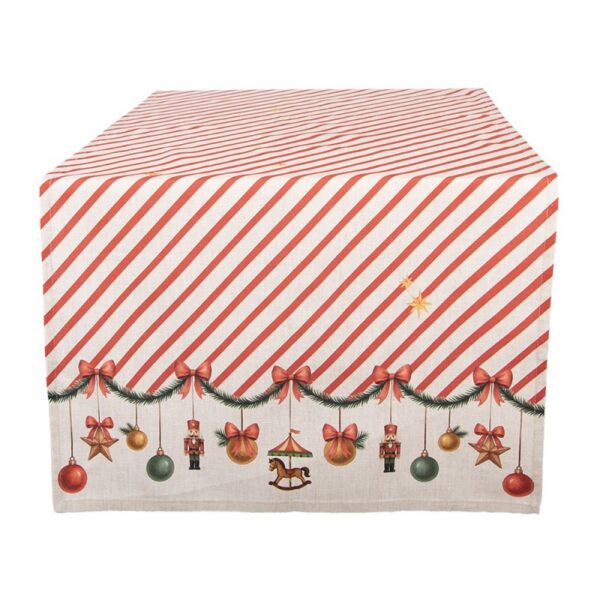 Tafelloper 50x140 cm Beige Katoen