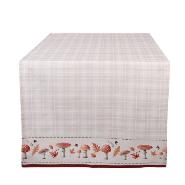 Tafelloper 50x140 cm Beige Katoen