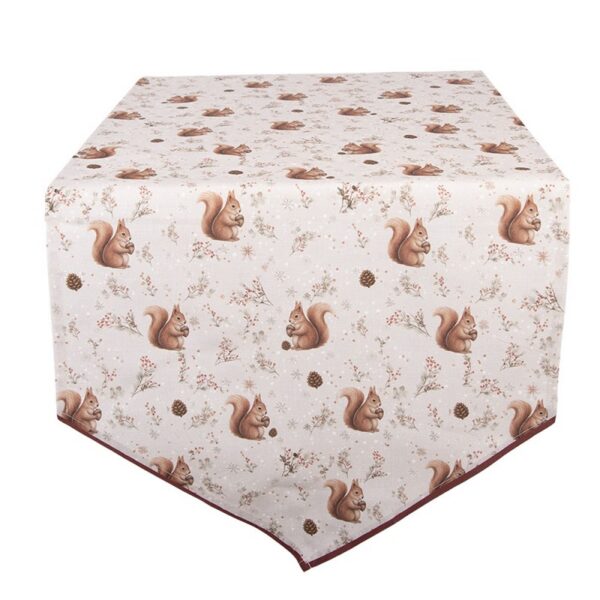 Tafelloper 50x160 cm Beige Katoen