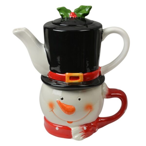 Tea for One Sneeuwpop 525 ml Wit Keramiek