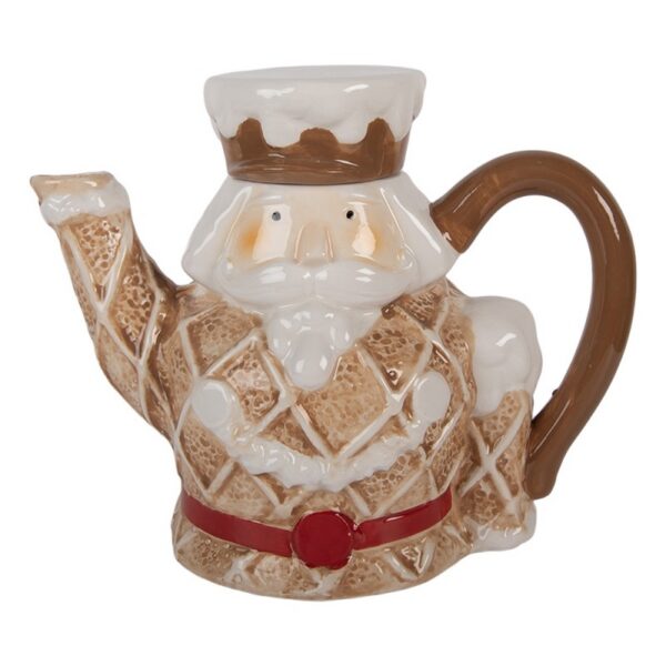 Theepot Notenkraker 900 ml Bruin Keramiek