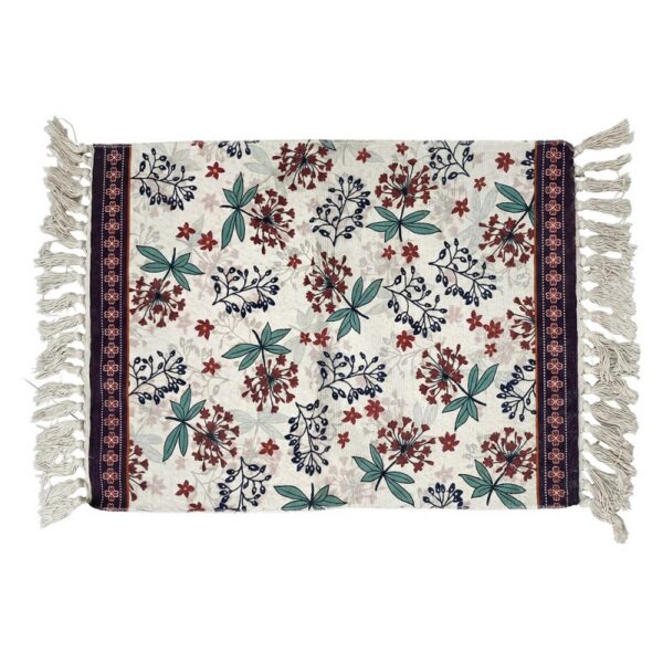 Vloerkleed Beige Katoen