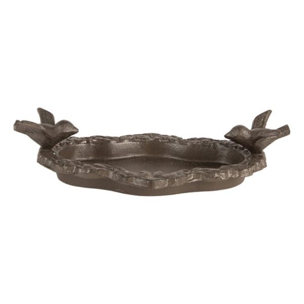 Vogelvoederbak Vogel 24x13x6 cm Bruin Metaal