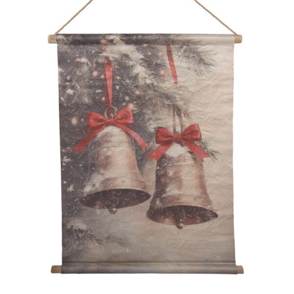 Wandkleed 55x3x75 cm Beige Textiel