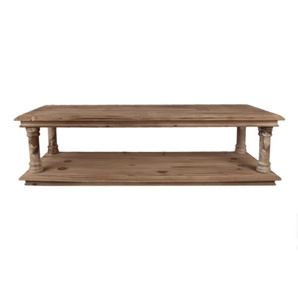 Wandrek 105x35x29 cm Bruin Hout