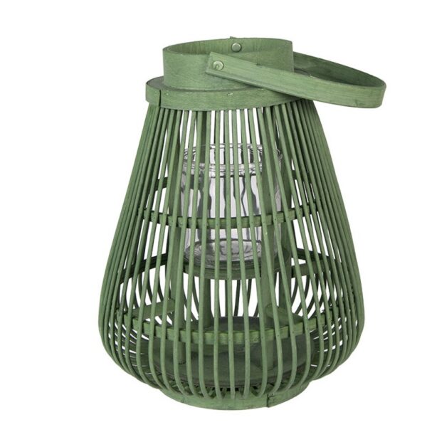 Windlicht Groen Rotan