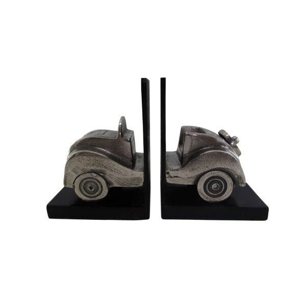 ADC Boekensteunen Car metaal Decoration Old metaal/zwart 19 cm hoog