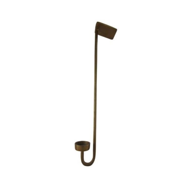 ADC Hangende kaarshouder L metaal Thirza glanzend antiek messing 50 cm hoog