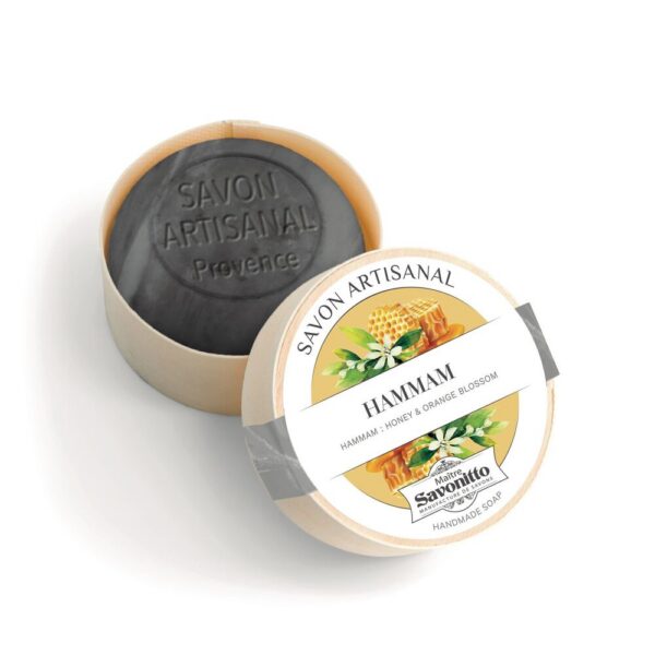 Maître Savonitto - Honing & Oranjebloesem zeep met houten doosje 100g