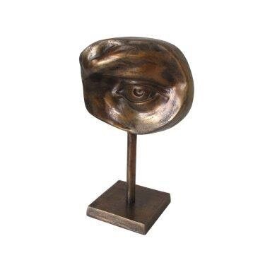 ADC Eye on Stand Decoration 100% metaal glanzend antiek messing 38 cm hoog